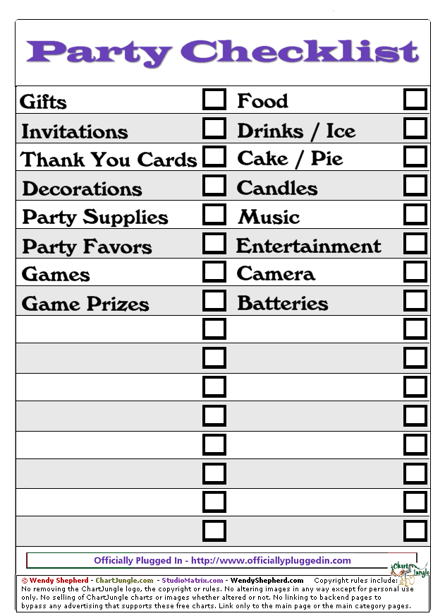 party checklist gif party checklist