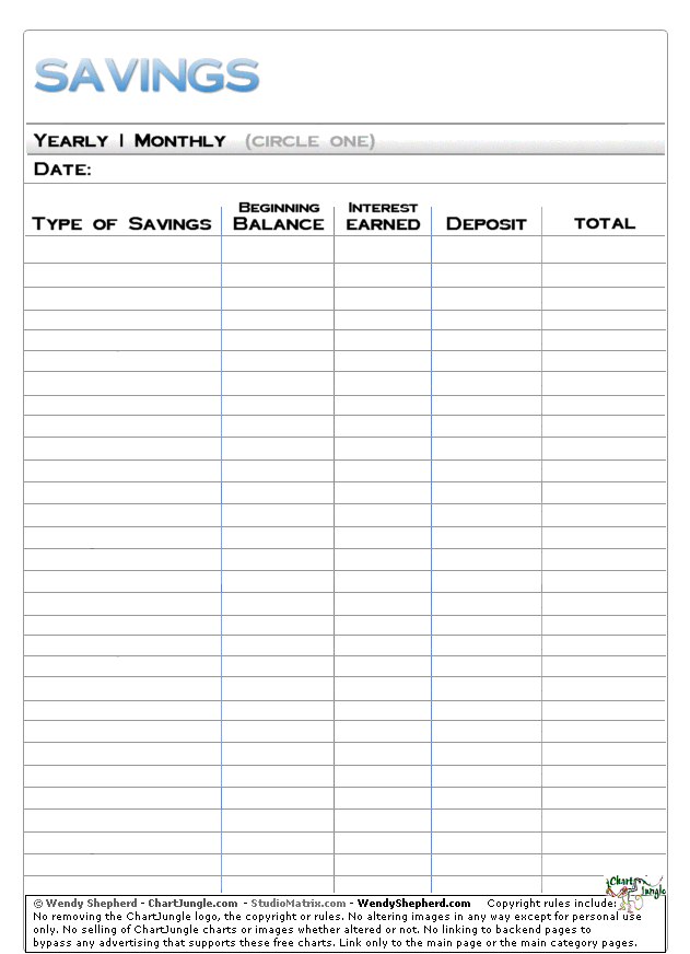 money count sheet
